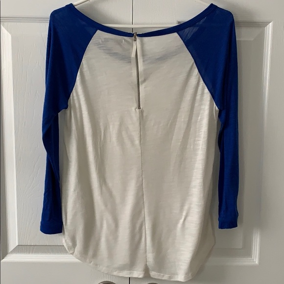 baseball long sleeve tee with raglan sleeve - Picture 2 of 4